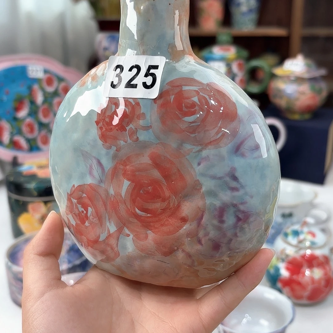 景德镇手绘高温釉下彩陶瓷茶具