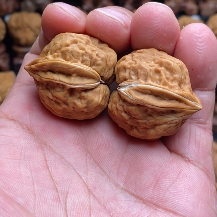 把件文玩核桃5三棱异形
