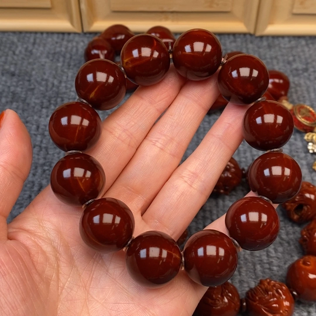 有***呀橄榄核手串/手链四花光柱19