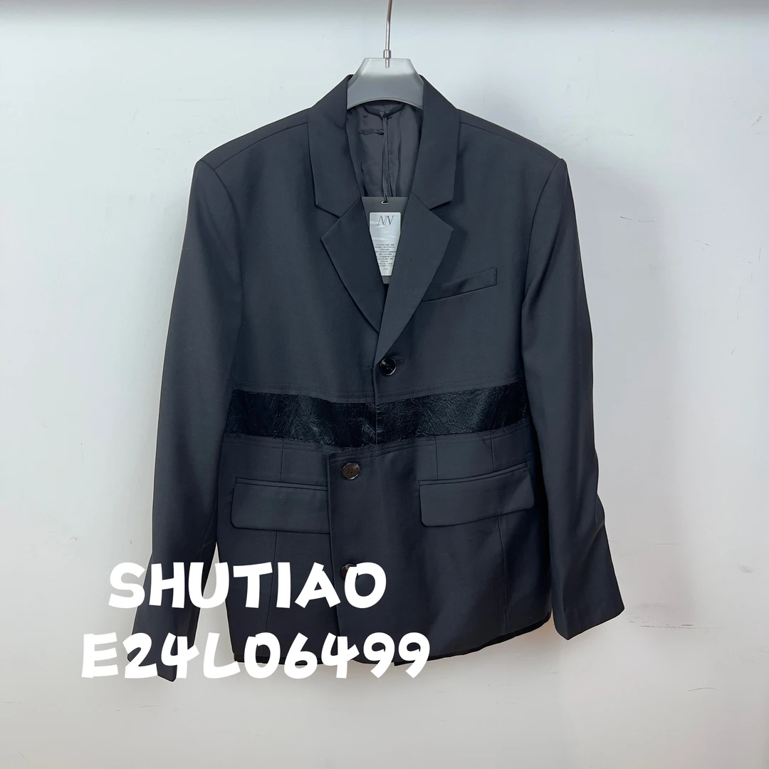 【SHUTIAO】2024秋冬：新款小众设计款外套E24L06499