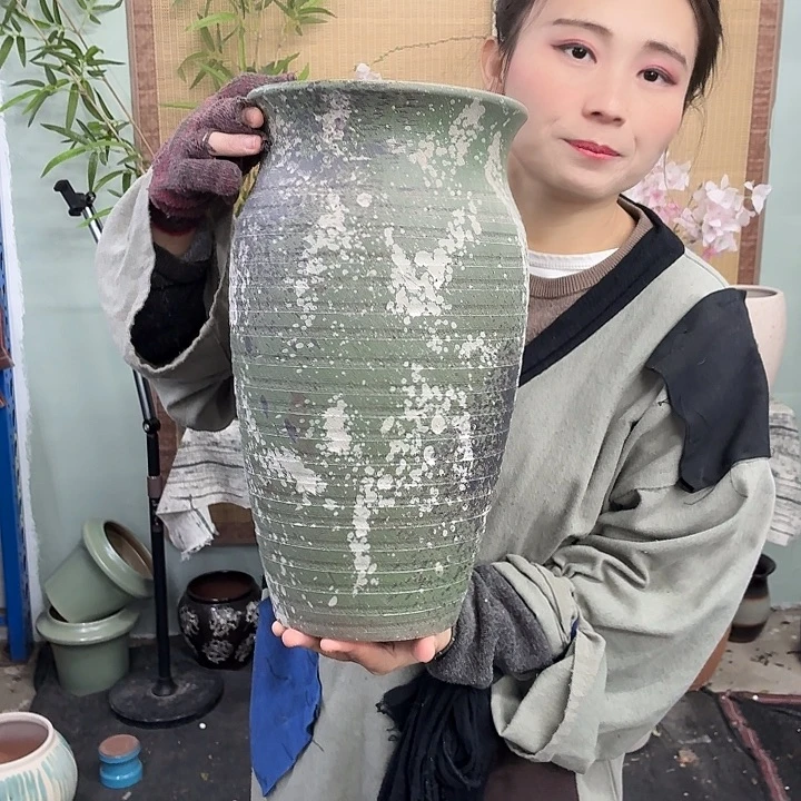20×39 -粗陶花盆有孔-买买买
