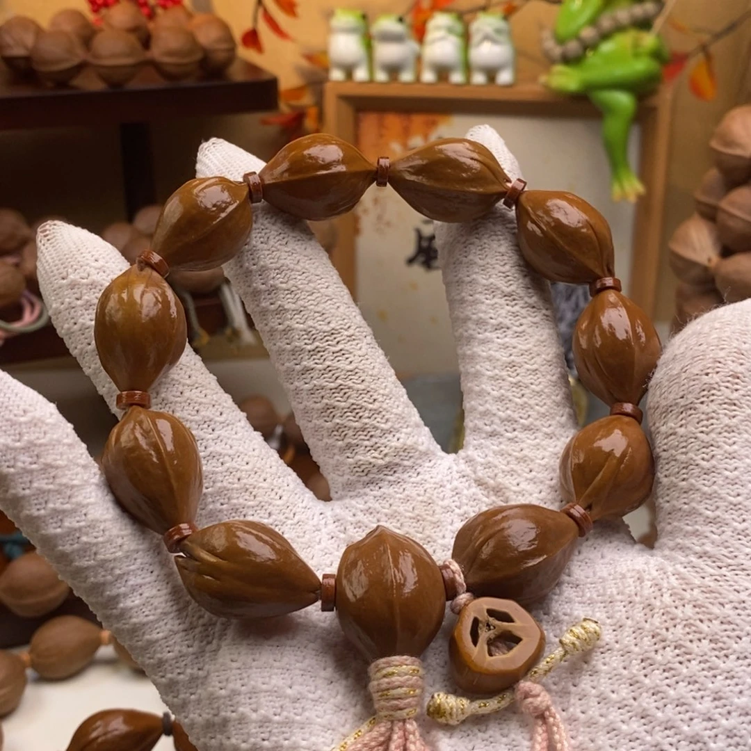 小***胡橄榄核手串/手链16.24三面佛