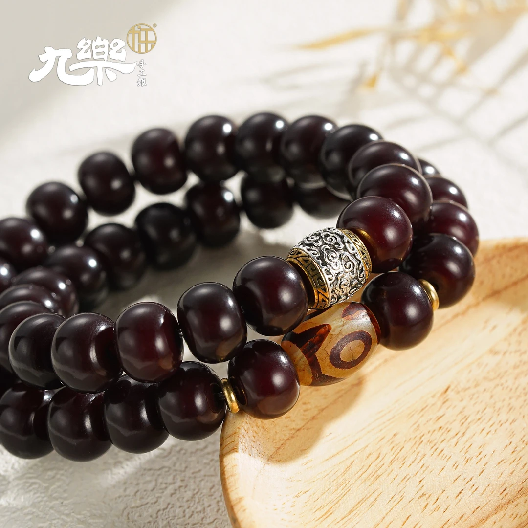 九乐椭圆菩提根手串