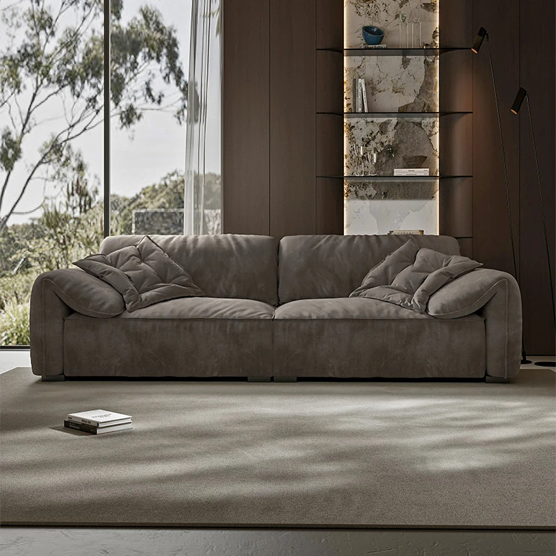 广巢 大象耳朵沙发baxter原版复刻客厅直排意式极简北欧羽绒布艺