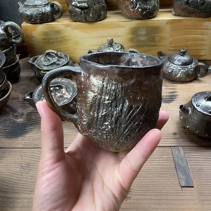 柴烧茶壶福利茶器