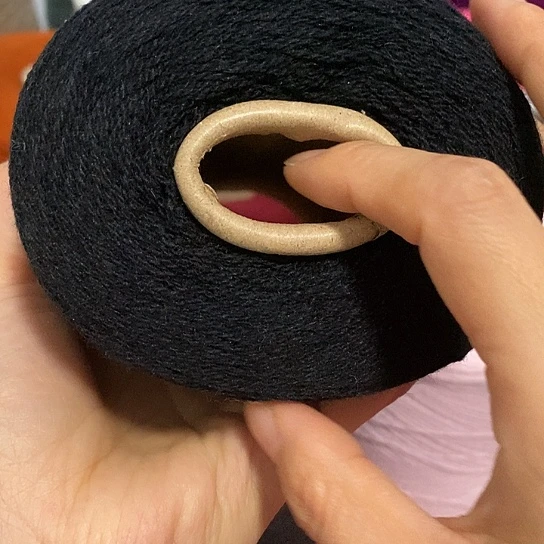 26/2支山羊绒捡漏0.55斤黑色