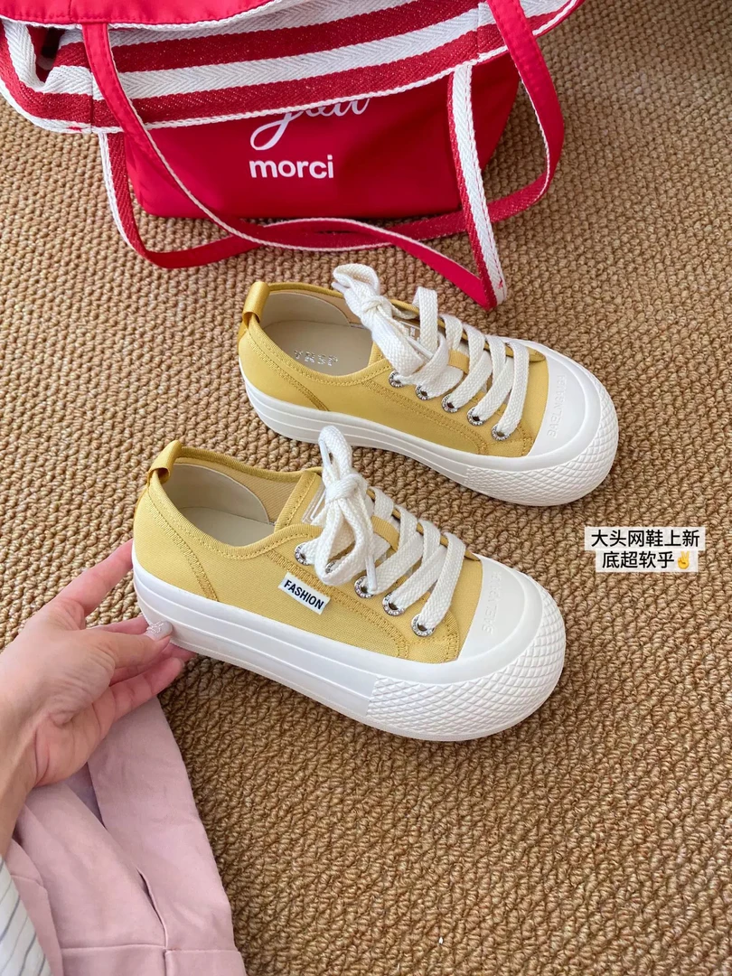 【海南简爱】厚底增高百搭休闲鞋女鞋超轻厚底透板鞋 925