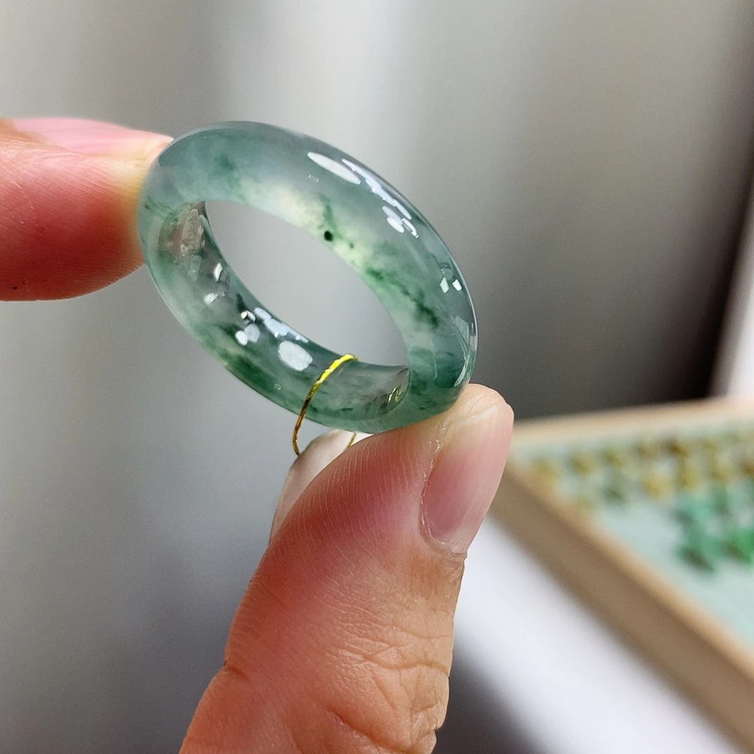 翡翠戒指未镶嵌2223圈