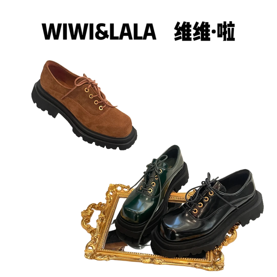 【维维啦】25春款开边珠牛皮/牛京乐福鞋2170-9 A