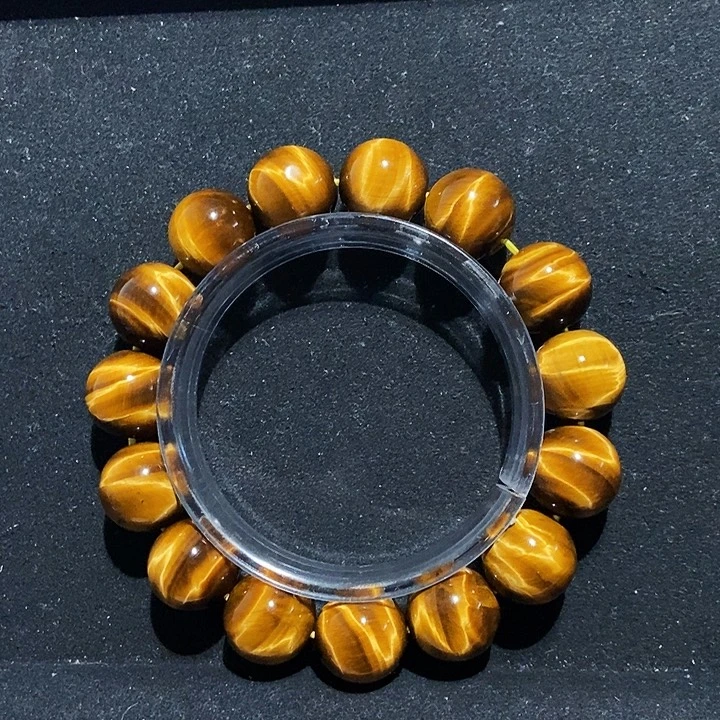 唔***呼木变石（虎睛石）未镶嵌手串