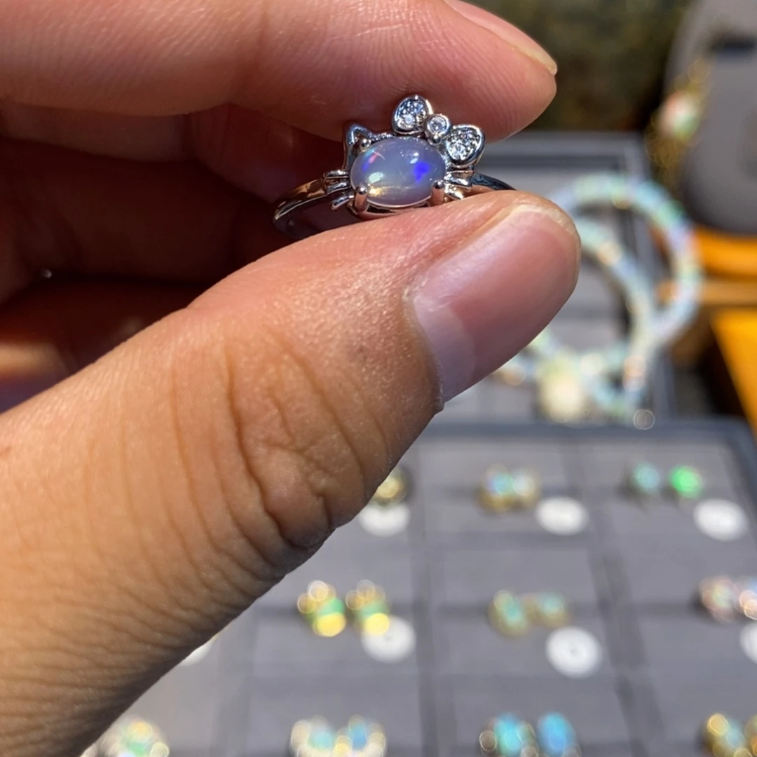 欧泊合金欧泊戒指