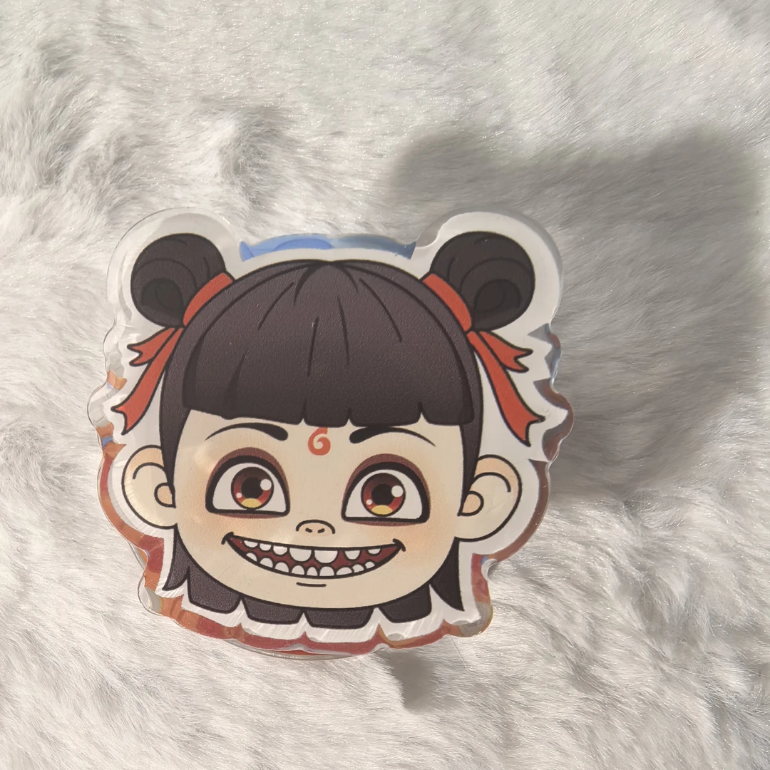 哪吒敖丙花朵手机磁吸指环扣气囊指环扣