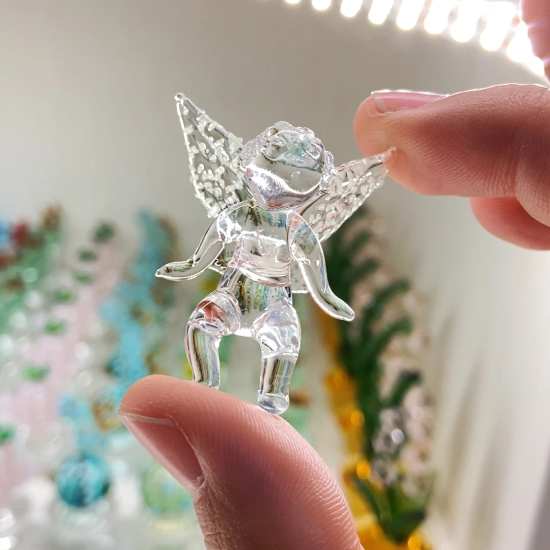 琉璃手工艺品透明夜光精灵