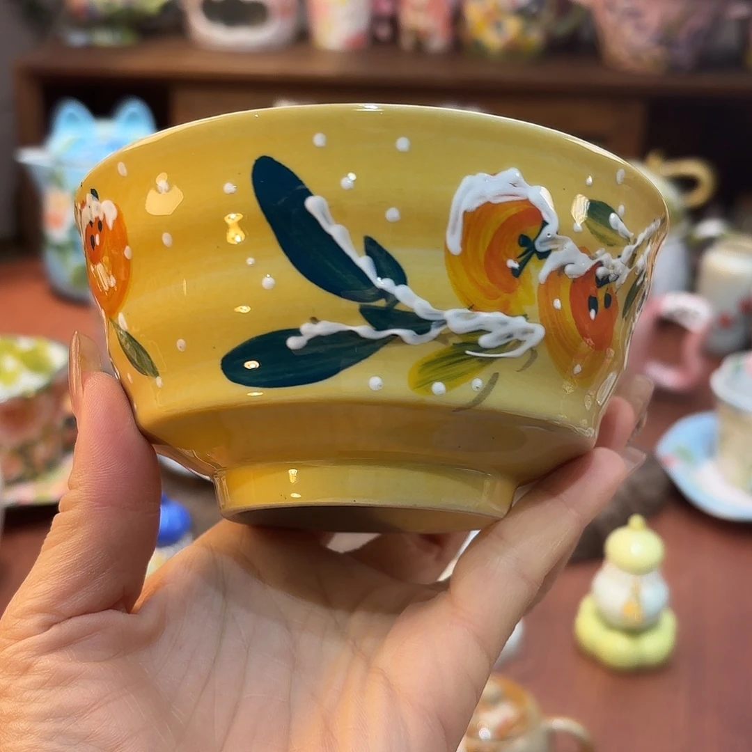 景德镇手绘高温釉下彩陶瓷茶具