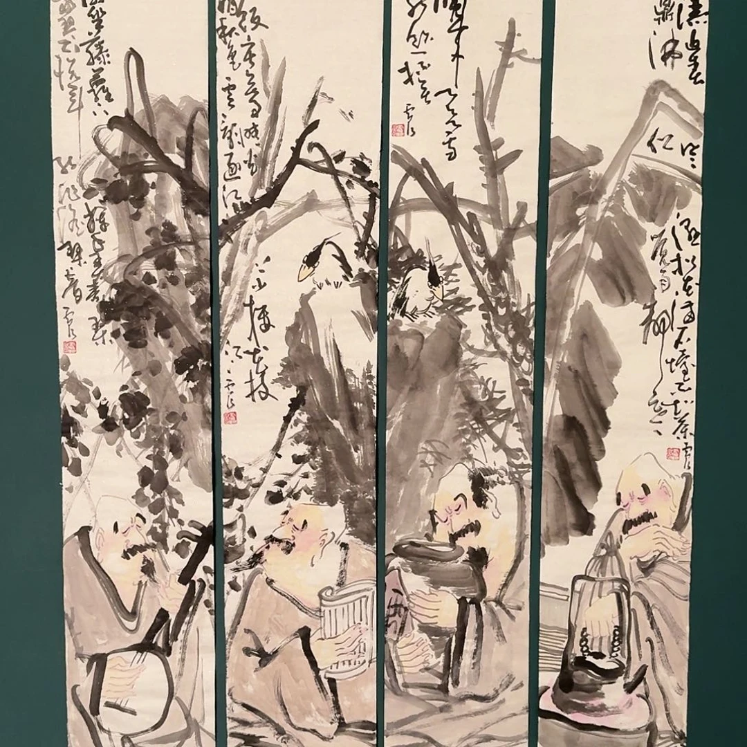 国画雷公老师的作品