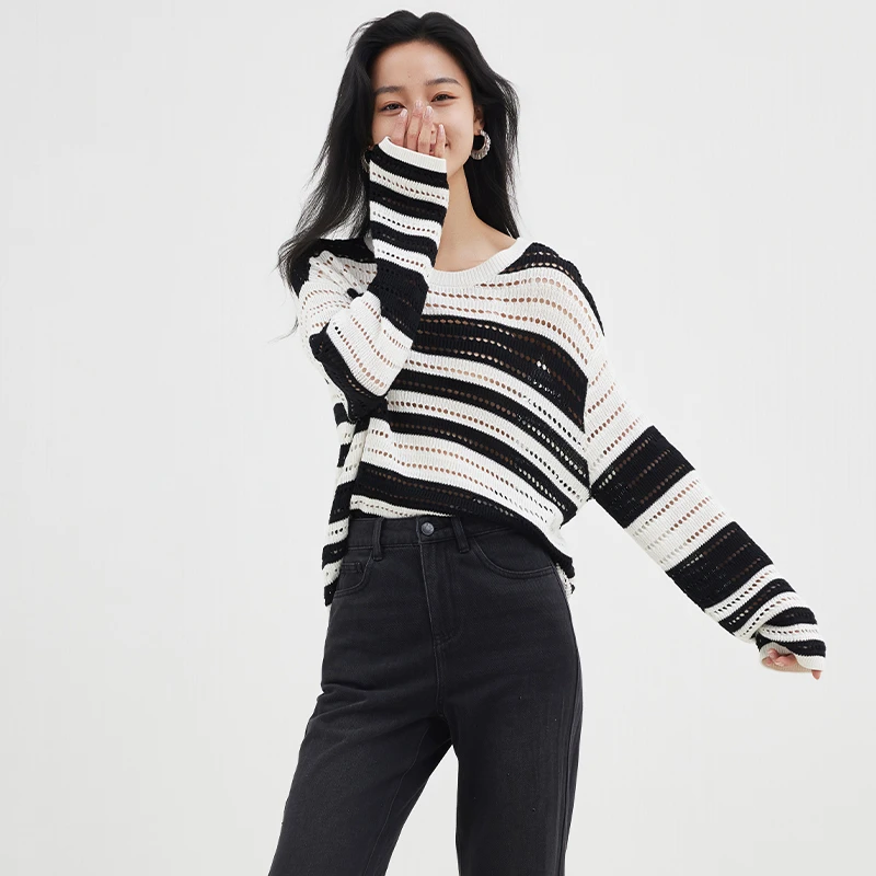 【柠檬专属】毛针织衫女秋季新款J435541