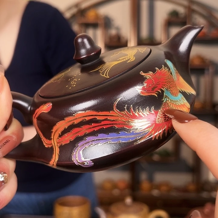 紫砂茶壶蔡*宜兴紫砂工艺