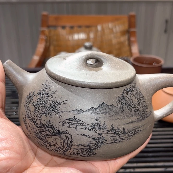 茶壶紫砂万**山青段400毫升