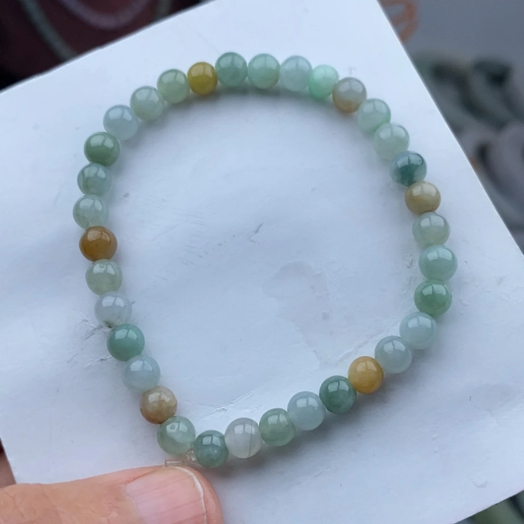 翡翠手链未镶嵌手串