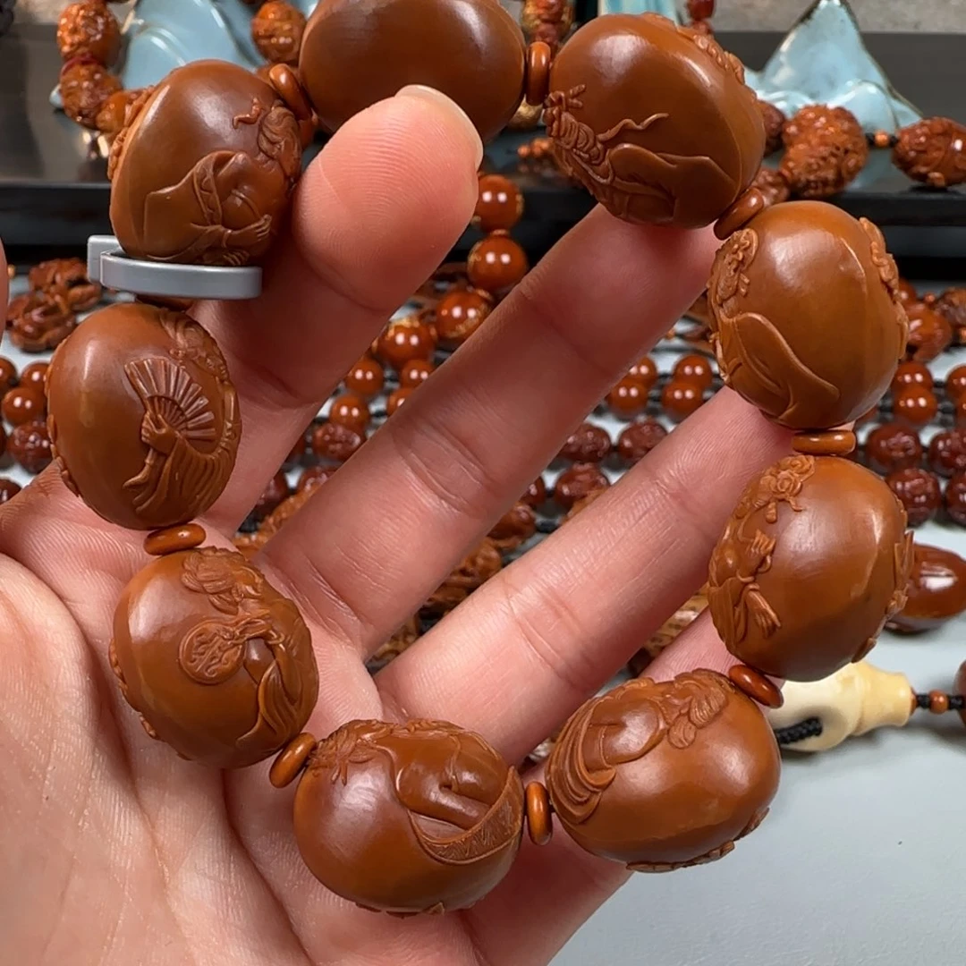 手串橄榄核美女铁核