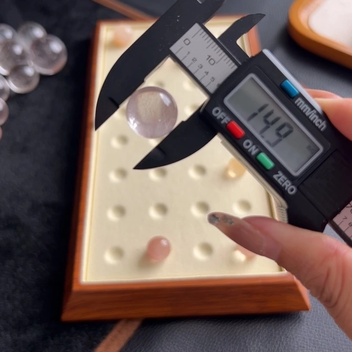 C***.水晶手链未镶嵌14.9m定制通孔不退不换