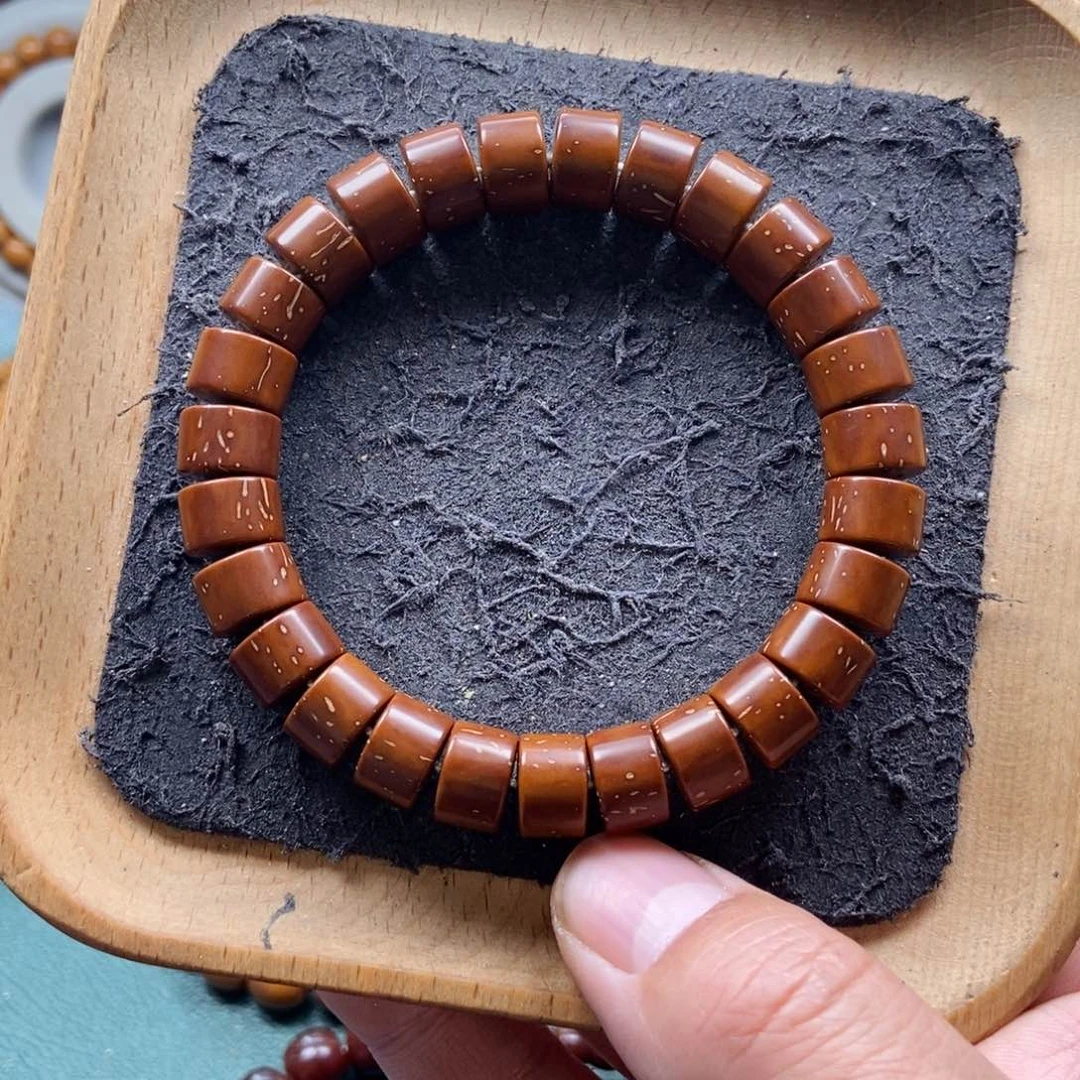 紫金鼠手串11mm实心鼠片