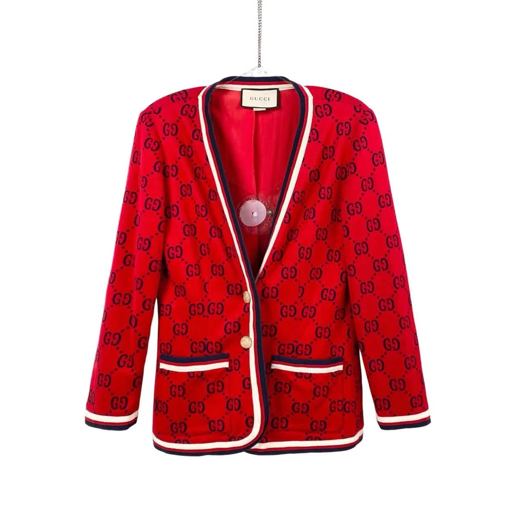 99新 GUCCI/古驰 bb0968 老花满印logo西装 L码 98新