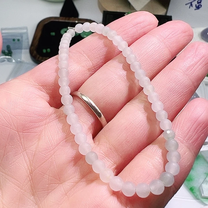 定制翡翠未镶嵌手串毛货
