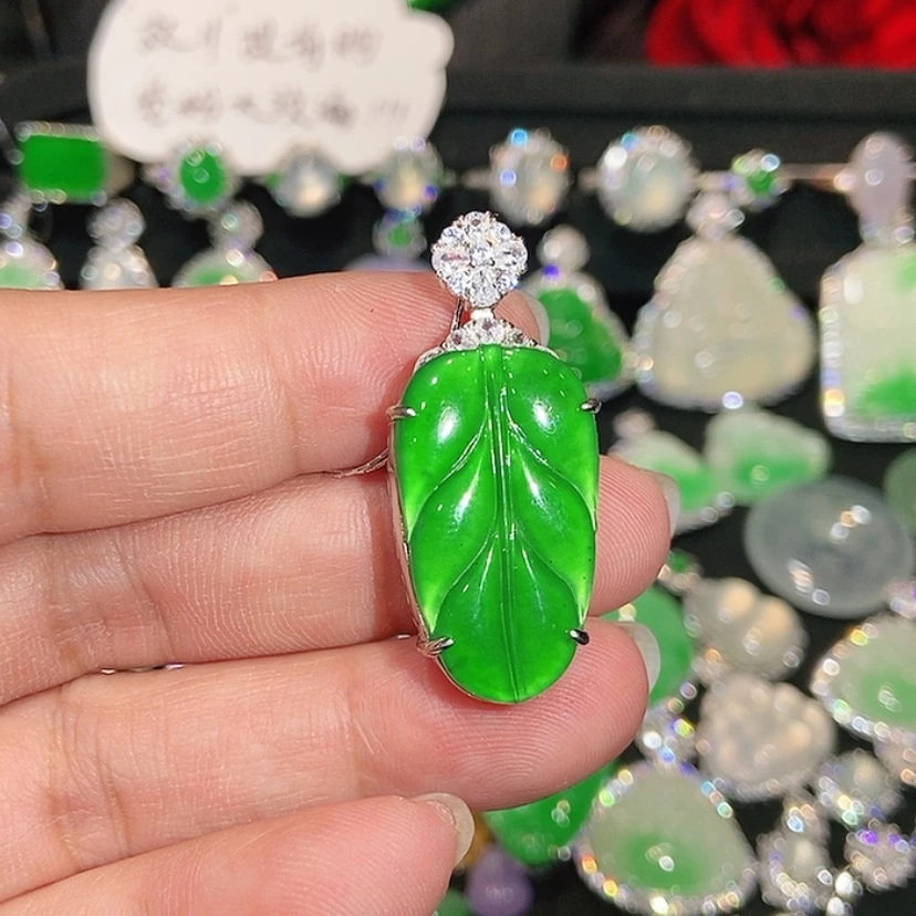 【闪购商品】颈饰未镶嵌翡翠天然翡翠