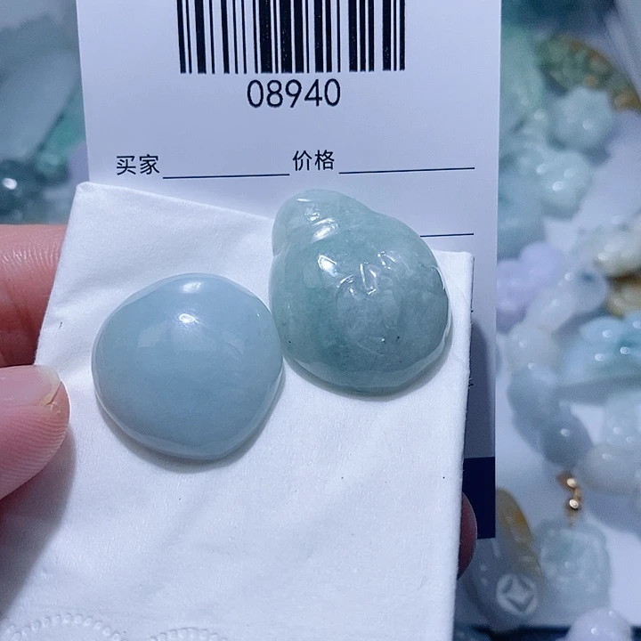 翡翠未镶嵌颈饰天光墟翡翠市场现金代购