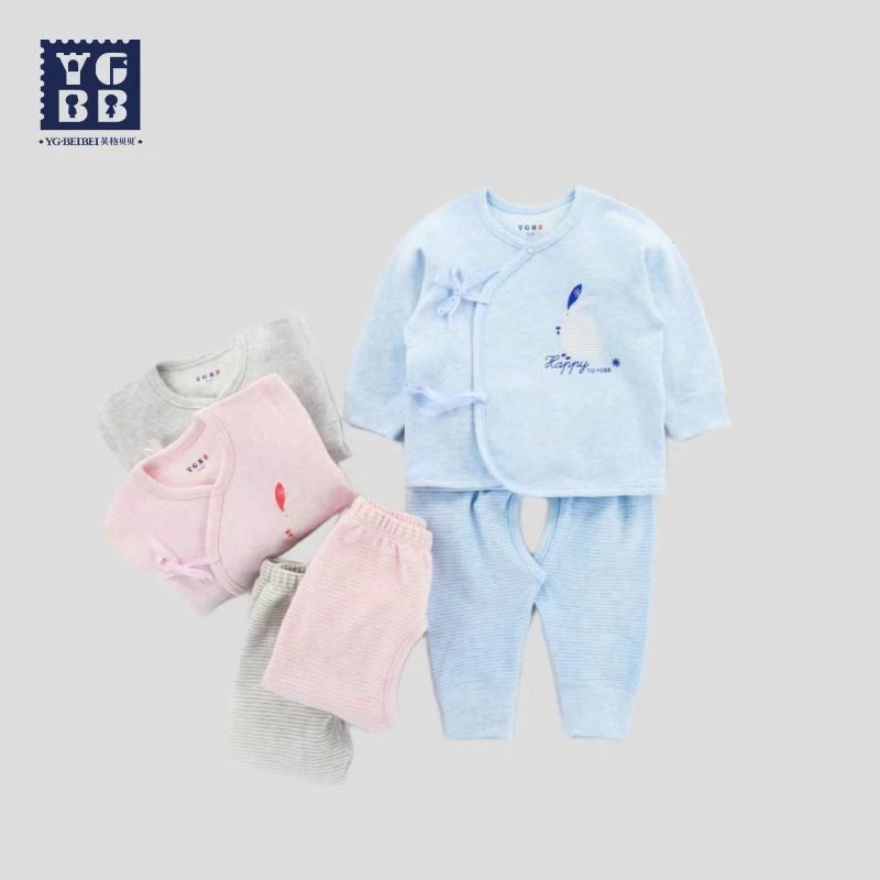 （拼直播专享71909N）布迪儿新生儿衣服秋衣秋裤初生婴儿和尚服分