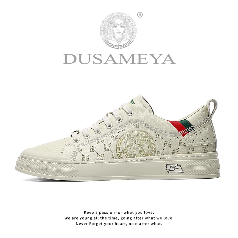 DUSAMEYA/杜莎米娅新款港风时尚休闲百搭透气低帮男女复古小板鞋