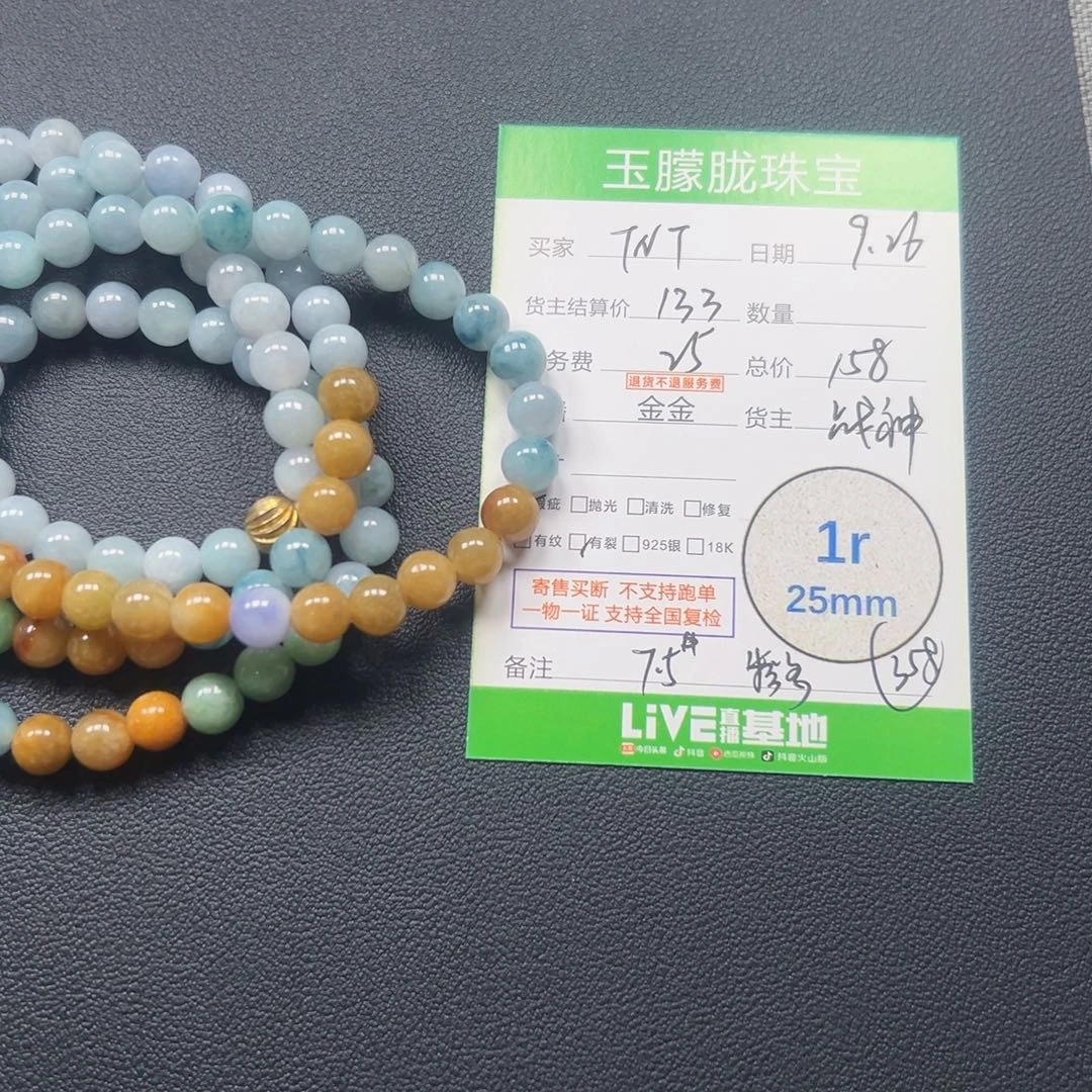 清***浅翡翠未镶嵌颈饰翡翠
