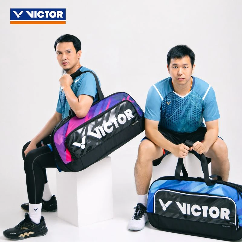 威克多VICTOR胜利单肩背包球星款比赛矩形包亨德拉羽毛球包BR9613