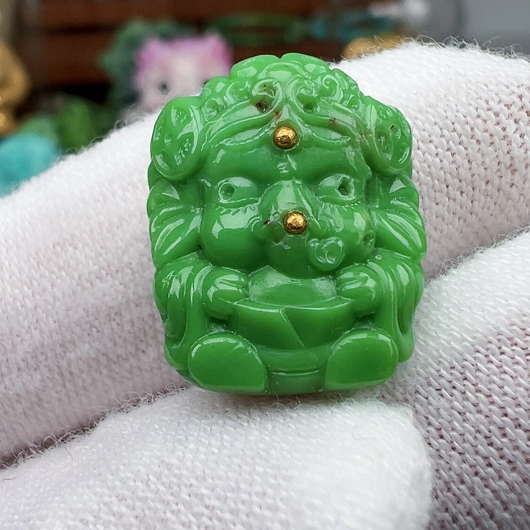 未镶嵌绿松石绿松石主播万丽