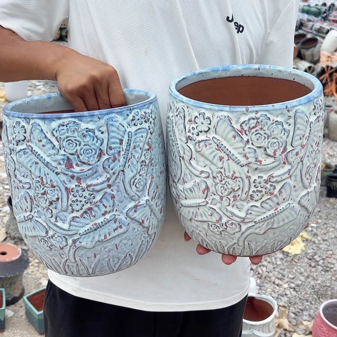 蝴蝶两个口径19高度23