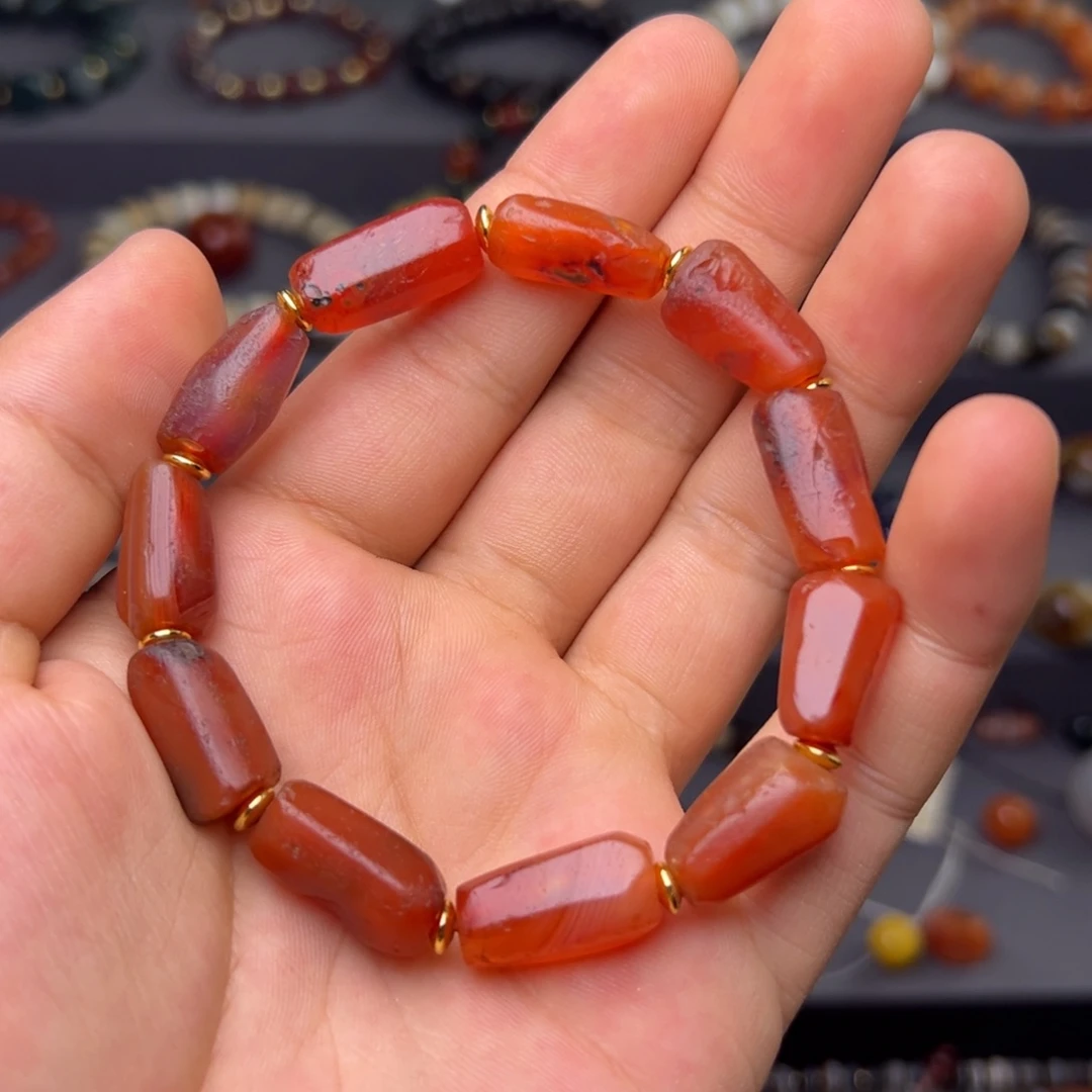 玛瑙/玉髓合金颈饰