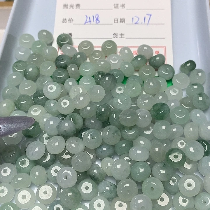 想***༊翡翠未镶嵌手链翡翠珠子