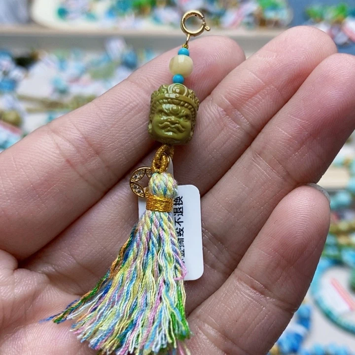 绿松石未镶嵌挂件14