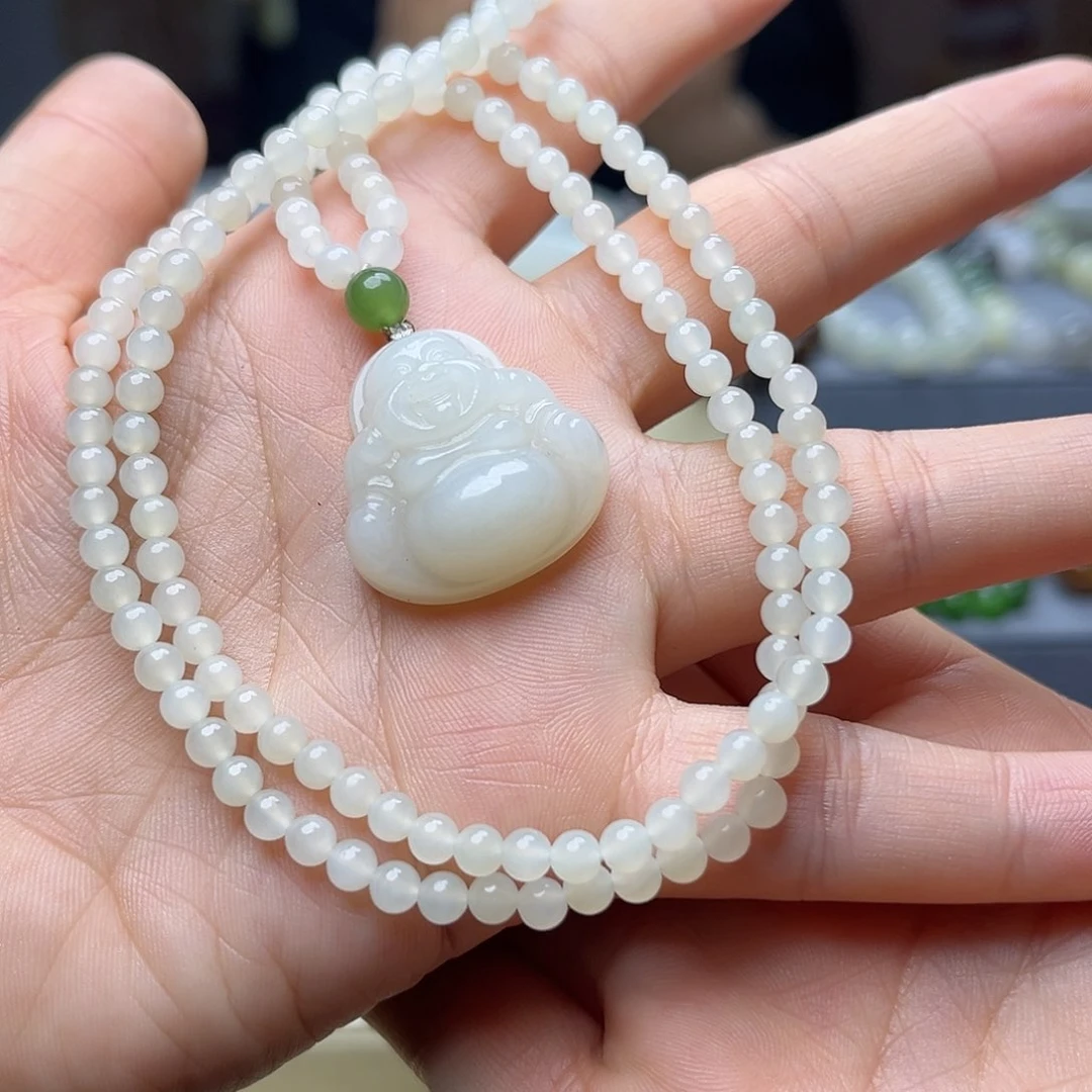 和田玉颈饰未镶嵌