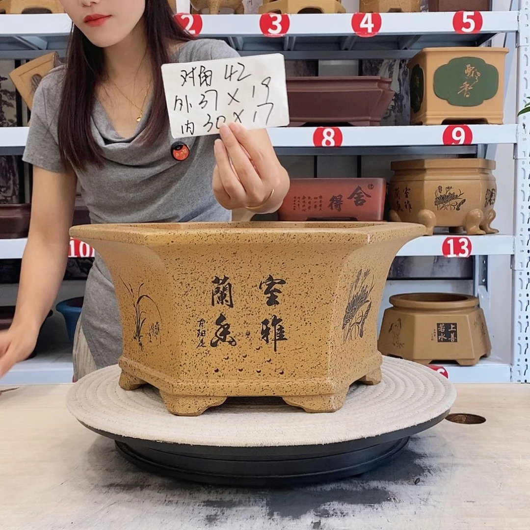 紫砂花盆紫砂花盆