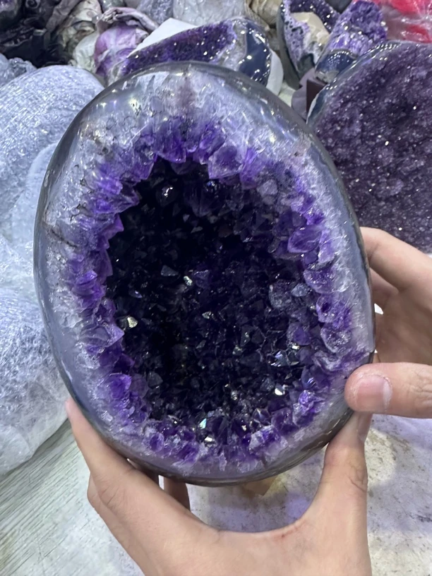 巴西乌拉圭紫水晶摆件