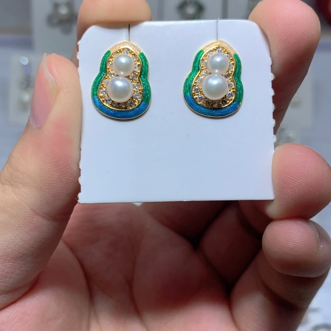 耳饰未镶嵌淡水珍珠