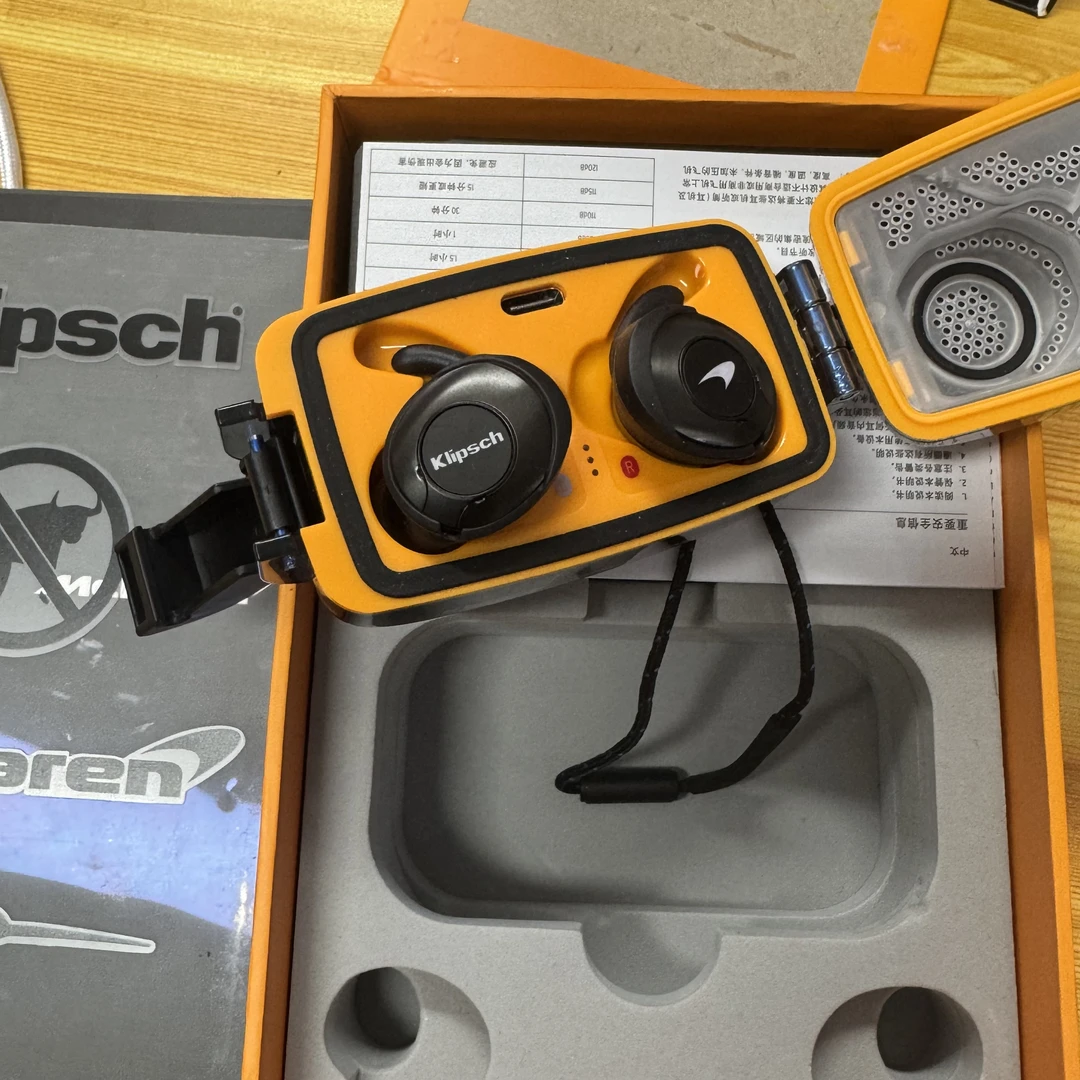 9新 klipsch/杰士  T5 II SPORT全套MCLAREN款蓝牙耳机/1033843