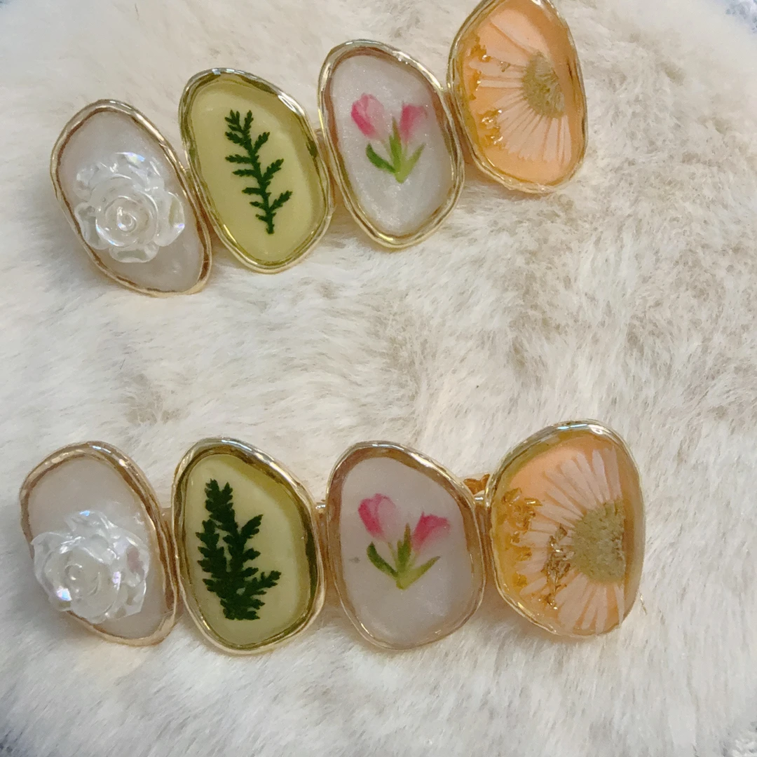 女森系甜美百搭抓夹发饰发夹ins原创设计边夹清新