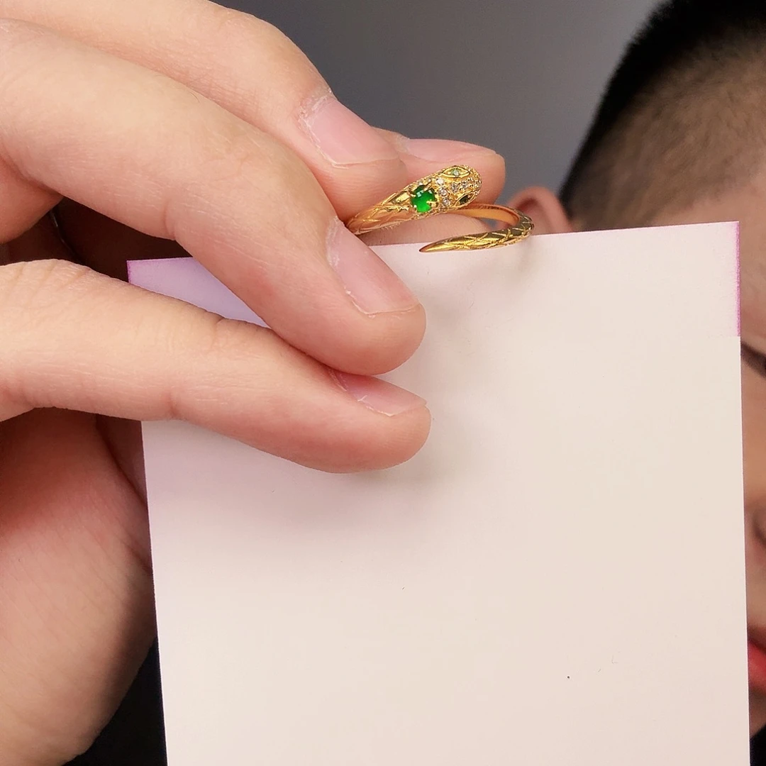 翡翠颈饰银S925镶嵌一件