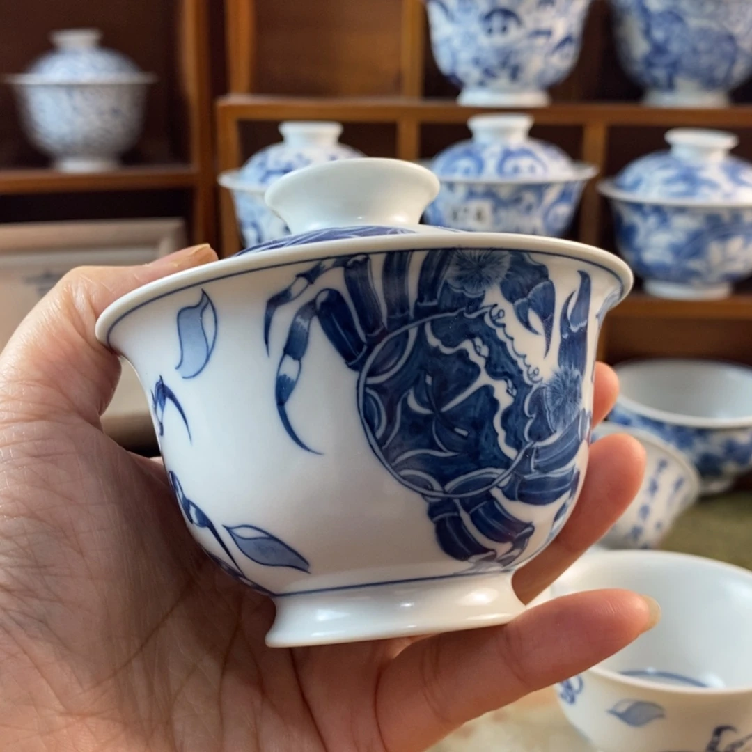 亞****瓷片景德镇陶瓷手绘茶器052