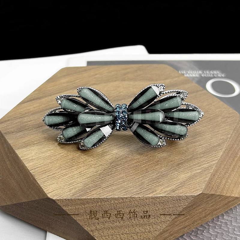 【LXX靓西西】8114 简约气质复古感6.7厘米弹簧夹