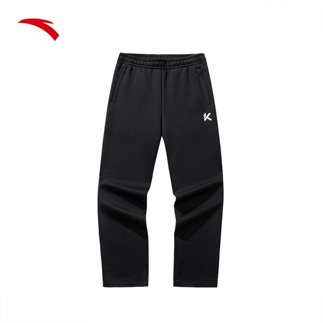 安踏KT动型科技针织运动裤男款冬季新款潮流直筒休闲裤子卫裤