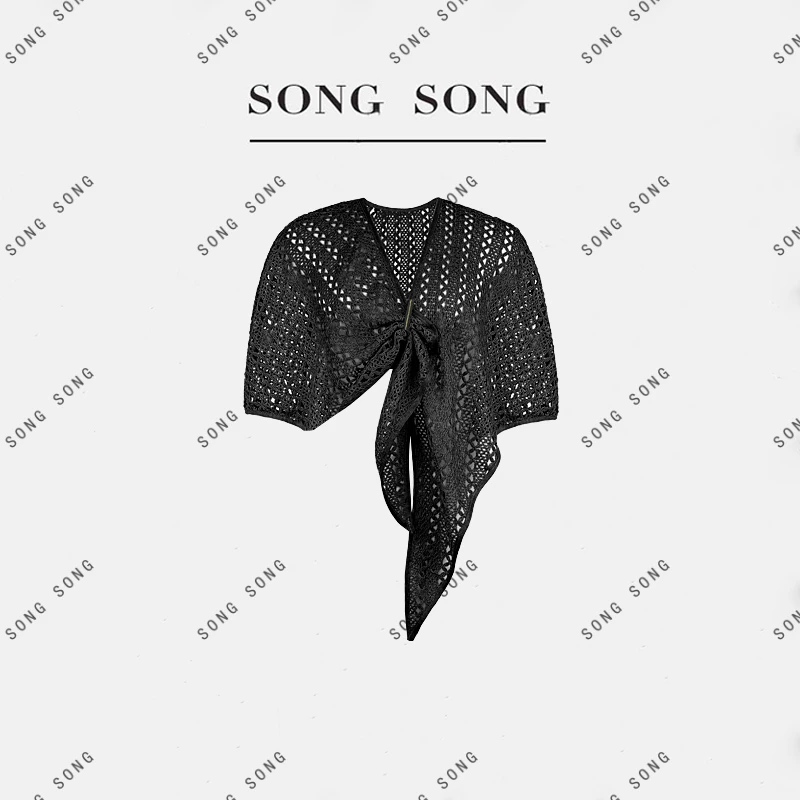 SONG-原创披肩【柔情云间】夏款时尚宽松显瘦高级百搭设计感